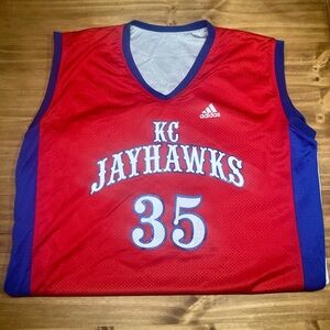 KC Jayhawks reversible Adidas jersey
